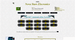 Desktop Screenshot of novastars.com
